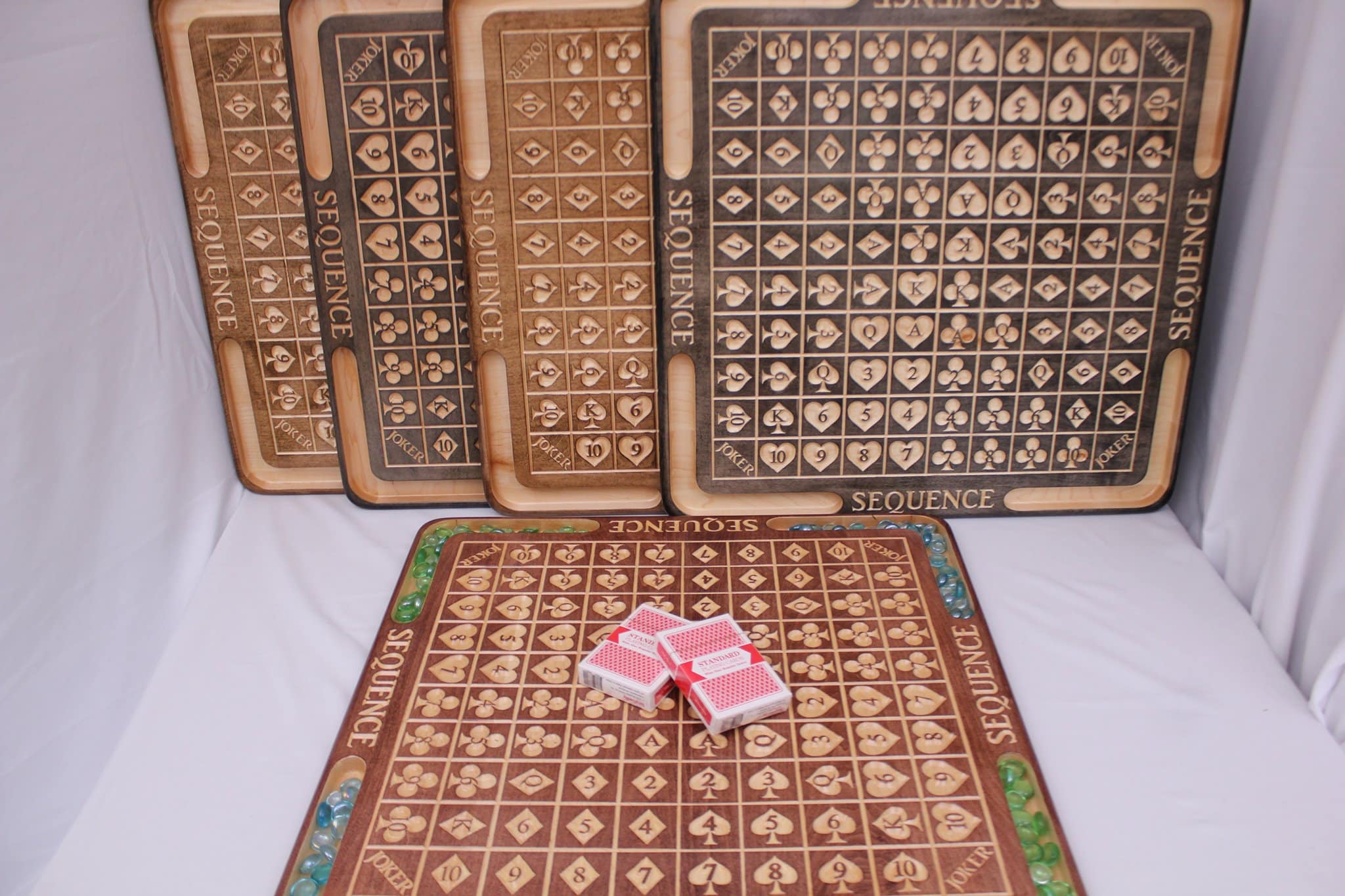 Sequence, aka Five in a Row, Jacks – Board Game Rules